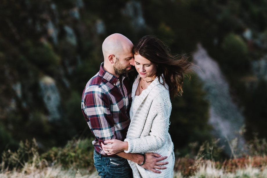 Séance engagement en montagne