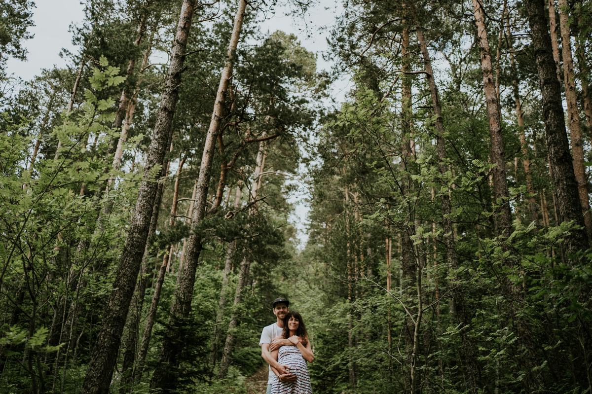 pregnancy photo session mountain