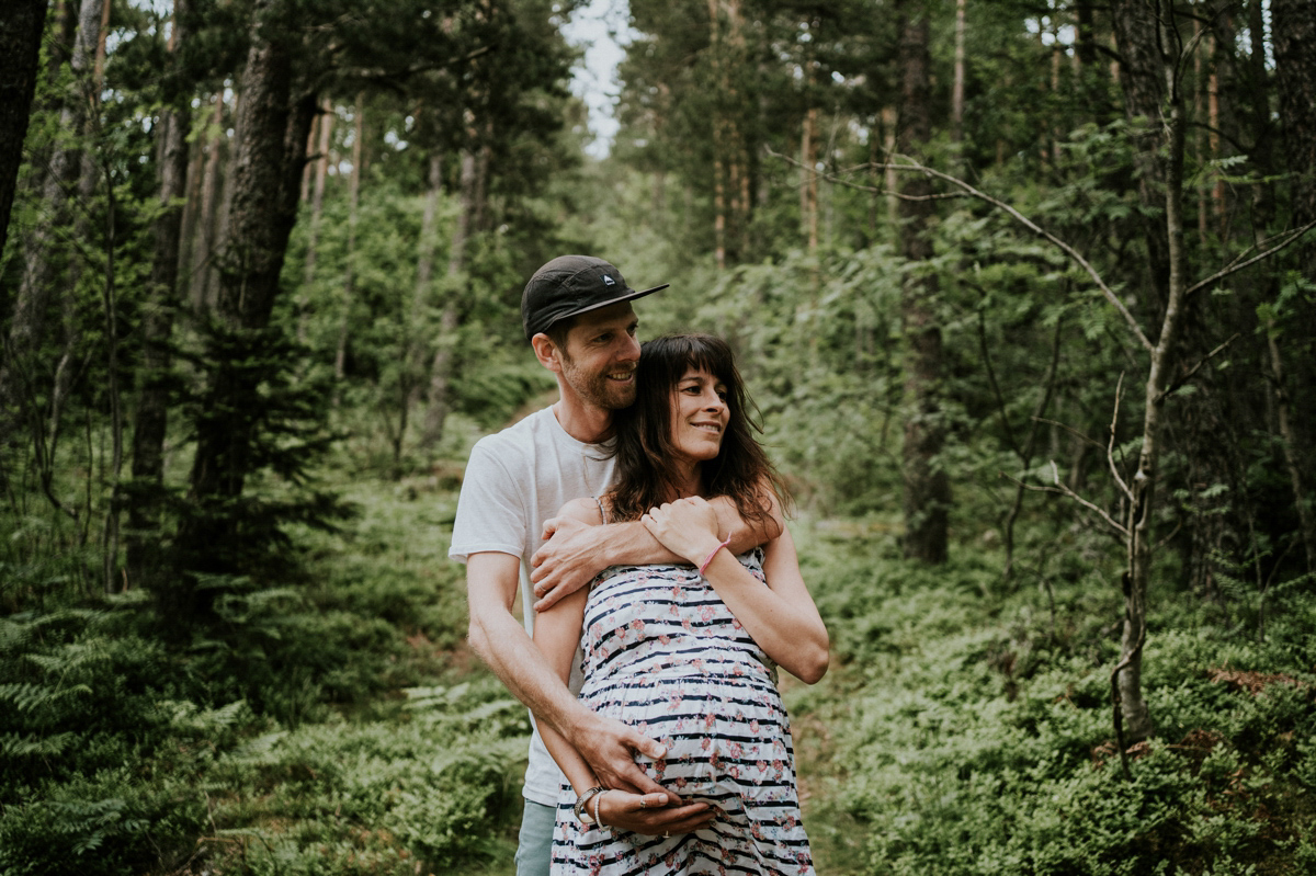 pregnancy photo session mountain