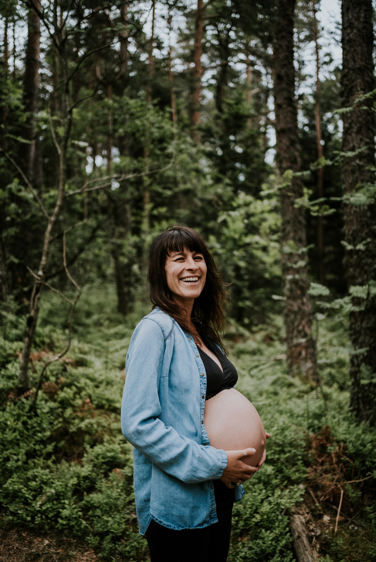 pregnancy photo session mountain