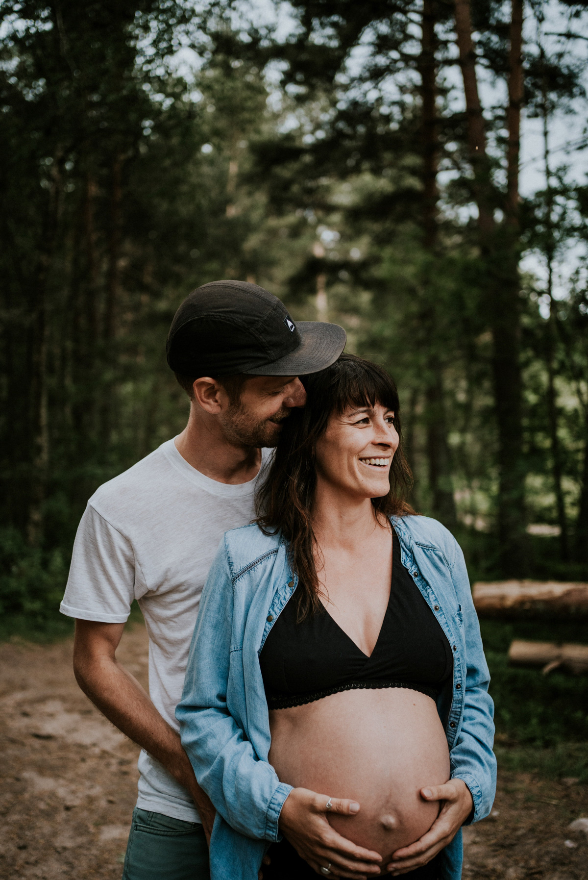 pregnancy photo session mountain