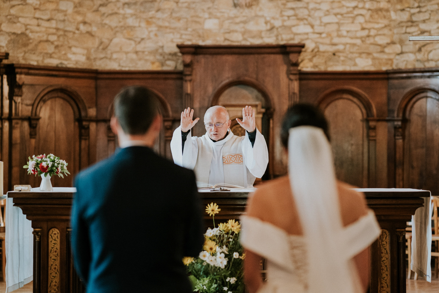 Wedding chateau de la motte beaumanoir brittany