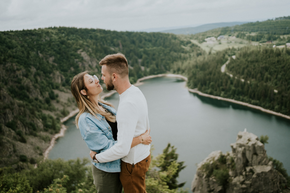 photographe couple alsace vosges engagement