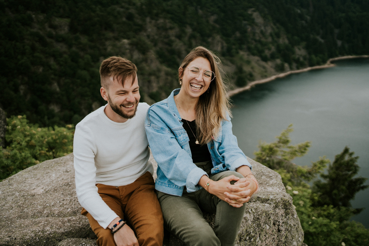 photographe couple alsace vosges engagement