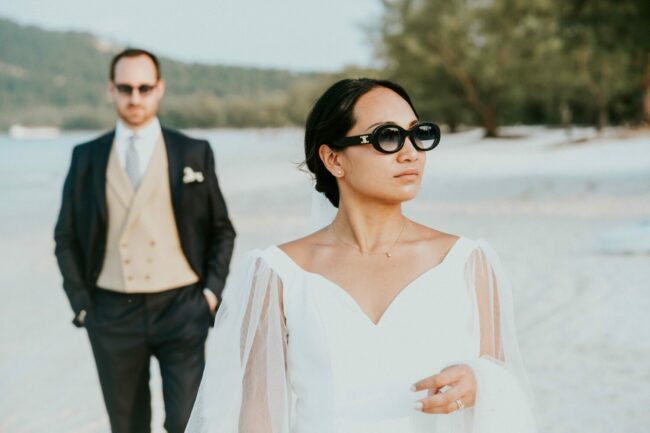 couple plage mariage hotel la passion Koh rong samloem