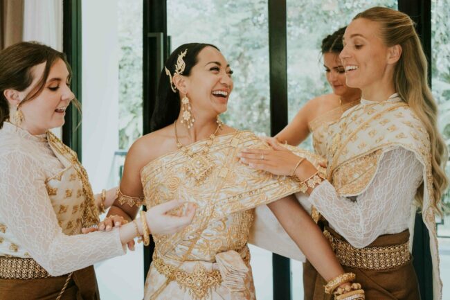 mariage traditionnelle Cambodge hotel la passion