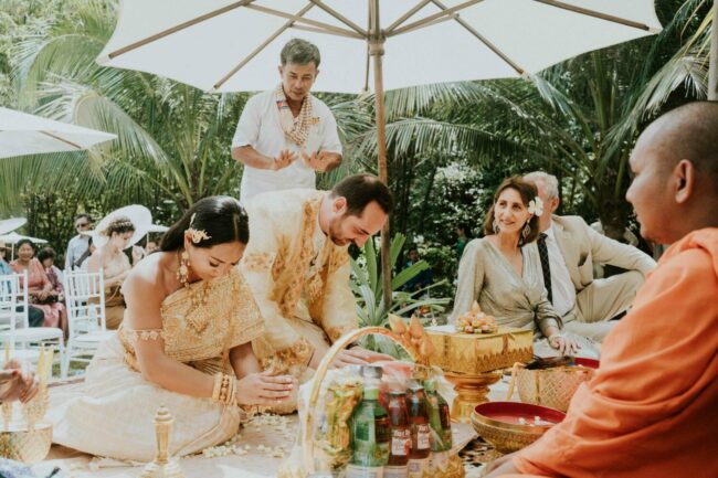 mariage traditionnelle Cambodge hotel la passion