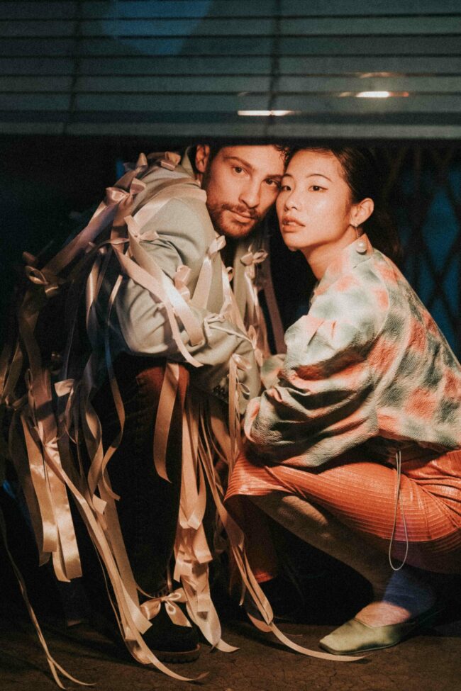 Fun couples photoshoot Phuket beach sunset Thailand