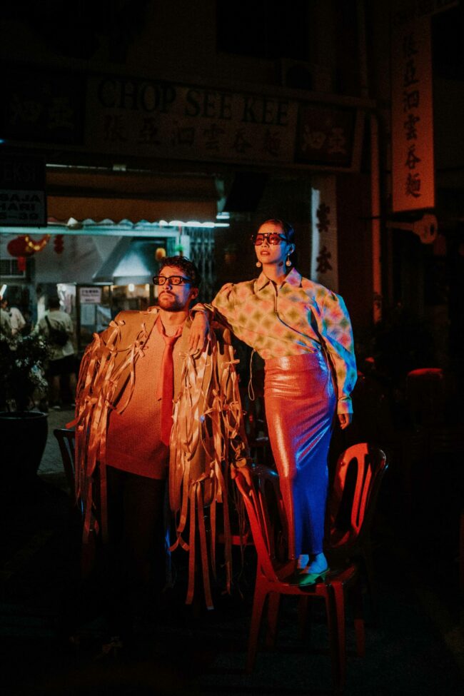 Quirky destination wedding Bangkok Thailand tropical