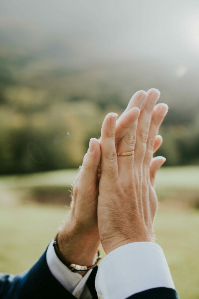 Gay wedding photographer France capturing intimate ceremony Orangerie du Manoir