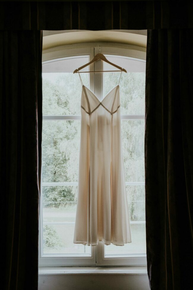 robe mariage elegant chateau pourtales
