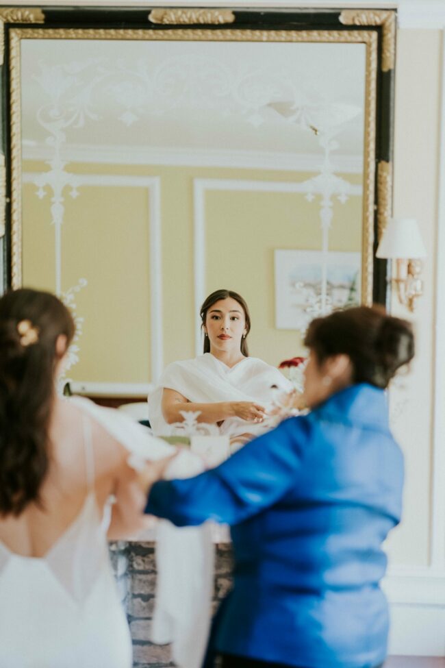 bride getting ready editorial photography