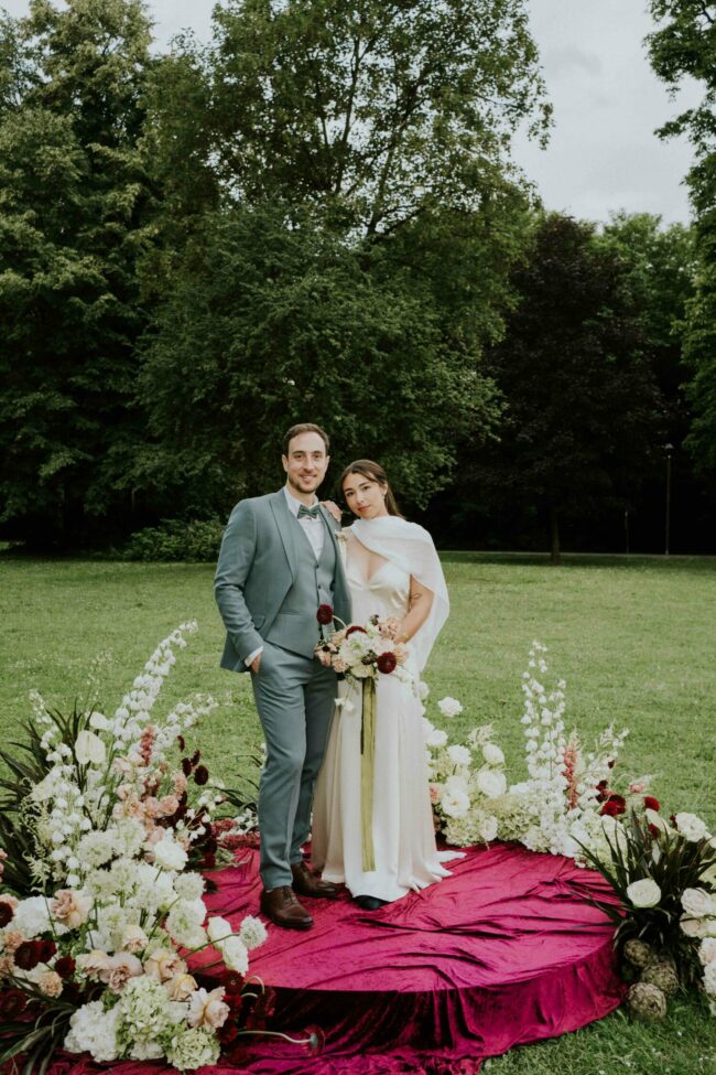 authentic wedding chateau france