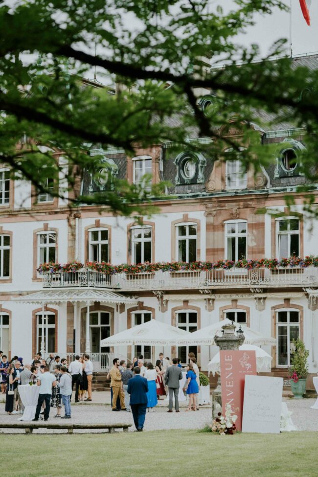 authentic wedding chateau france